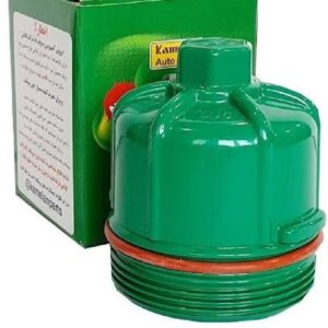 درپوش فیلتر روغن کاملان مناسب TU5 و TU3 آلومینیومی و سوپاپ دار کاملان سبز رنگ